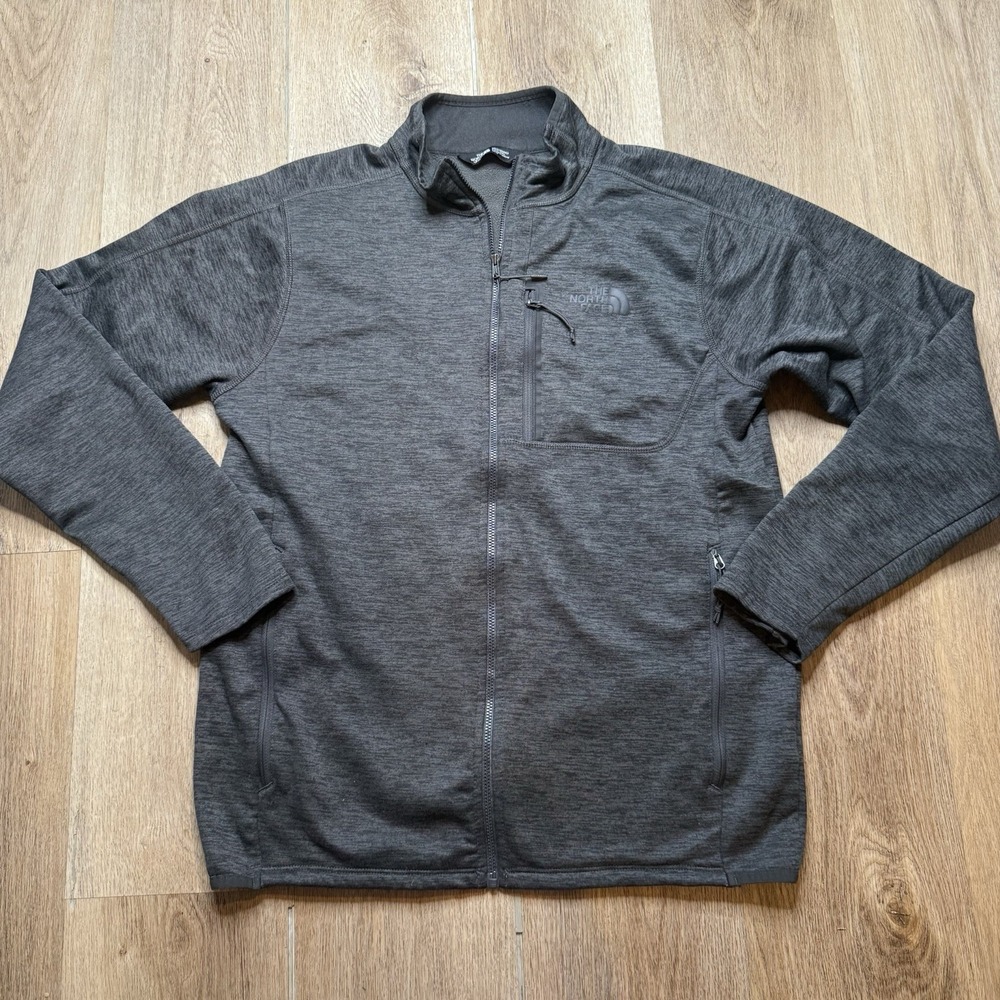The North Face NF0A7V64 Skyline Full-Zip Fleece Jacket heathered gray L